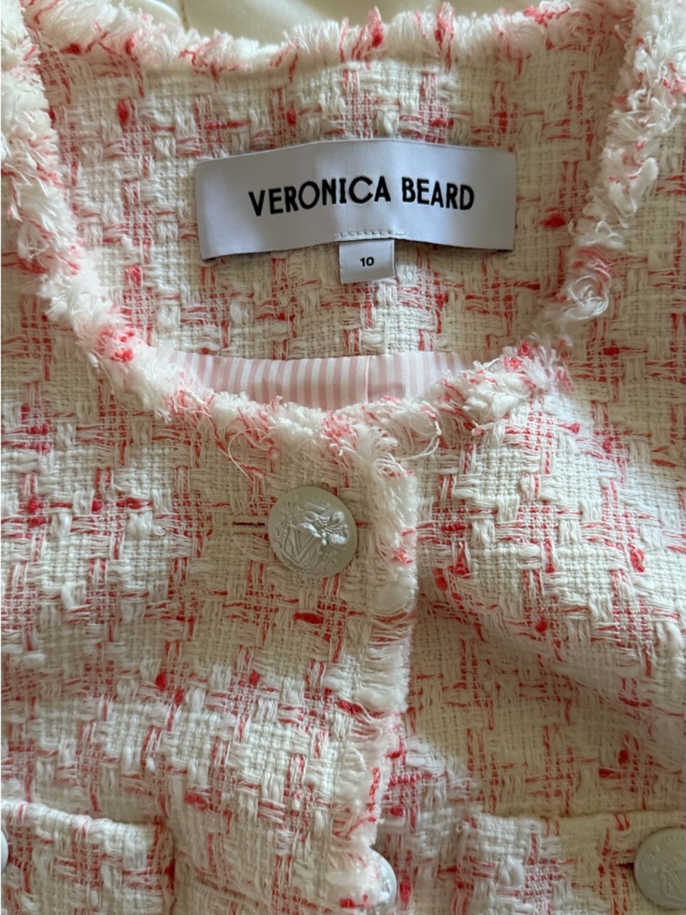 Veronica Beard Olbia cotton-blend tweed jacket - Picture 2 of 5